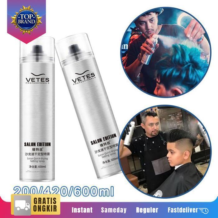 Spray Rambut 200Ml 600Ml Hair Spray Pria Styling Hairspray Untuk Pria Hair Sprey Rambut