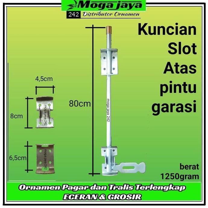 Big- Slot Grendel Atas 80Cm Pintu Garasi Bukan Wina Handerson Lokal