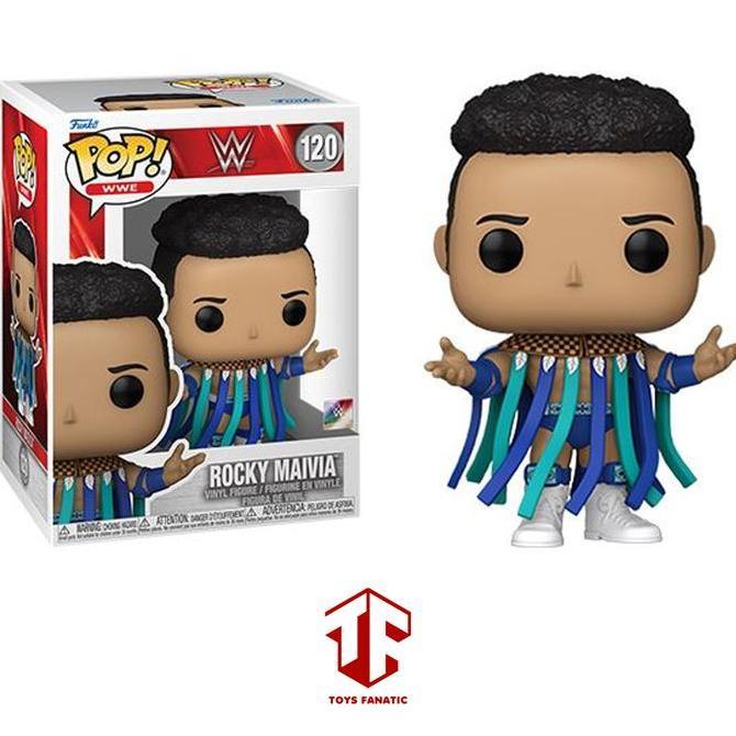 HOT SALE FUNKO POP WWE - ROCKY MAIVIA #120 TERMURAH