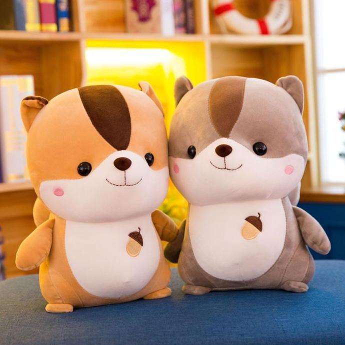 Boneka Tupai Lucu Imut Berbahan Halus Dan Lembut