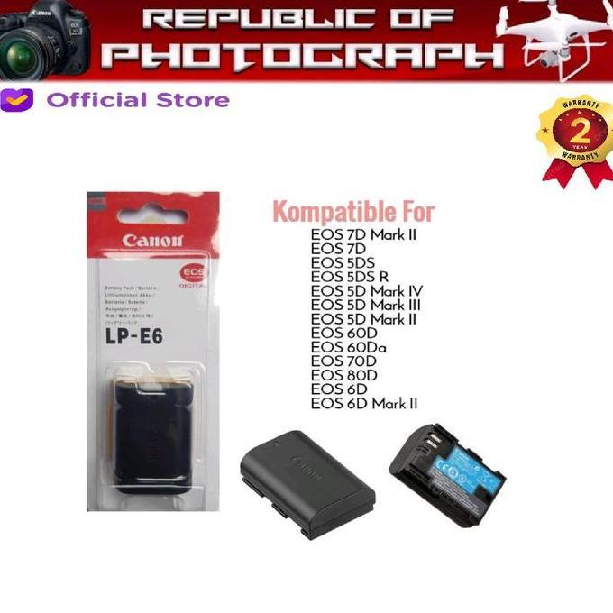 TERBARU - BATERAI CANON LP-E6 / BATERAI CANON LP-E6 / CANON LP E6