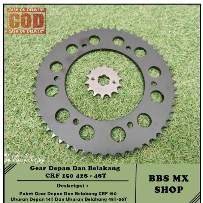 Gear Depan dan Belakang CRF 14T- 48T
