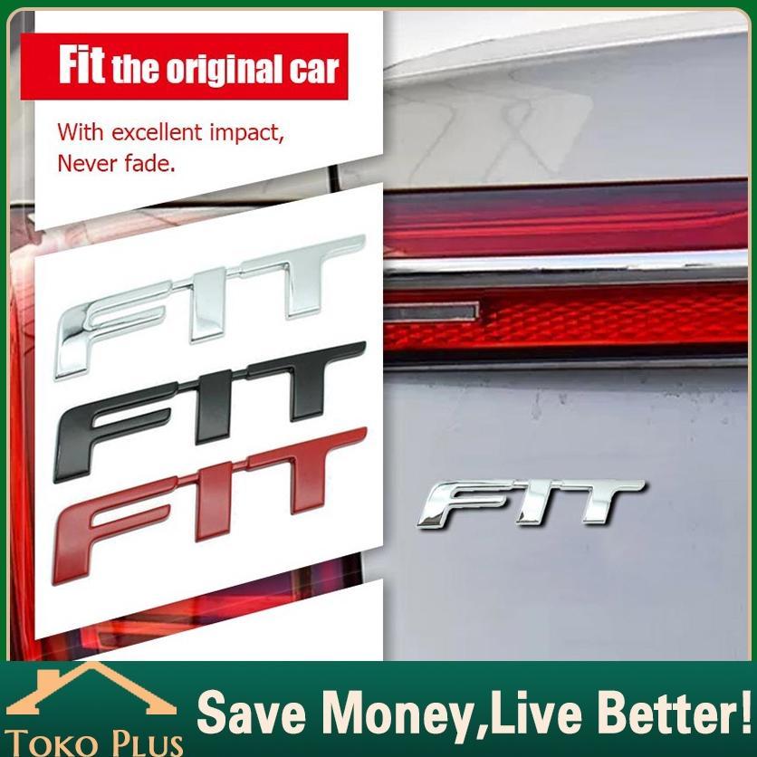 Emblem Mobil Fit Honda Jazz Chrome - Emblem Logo Mobil FIT Chrome