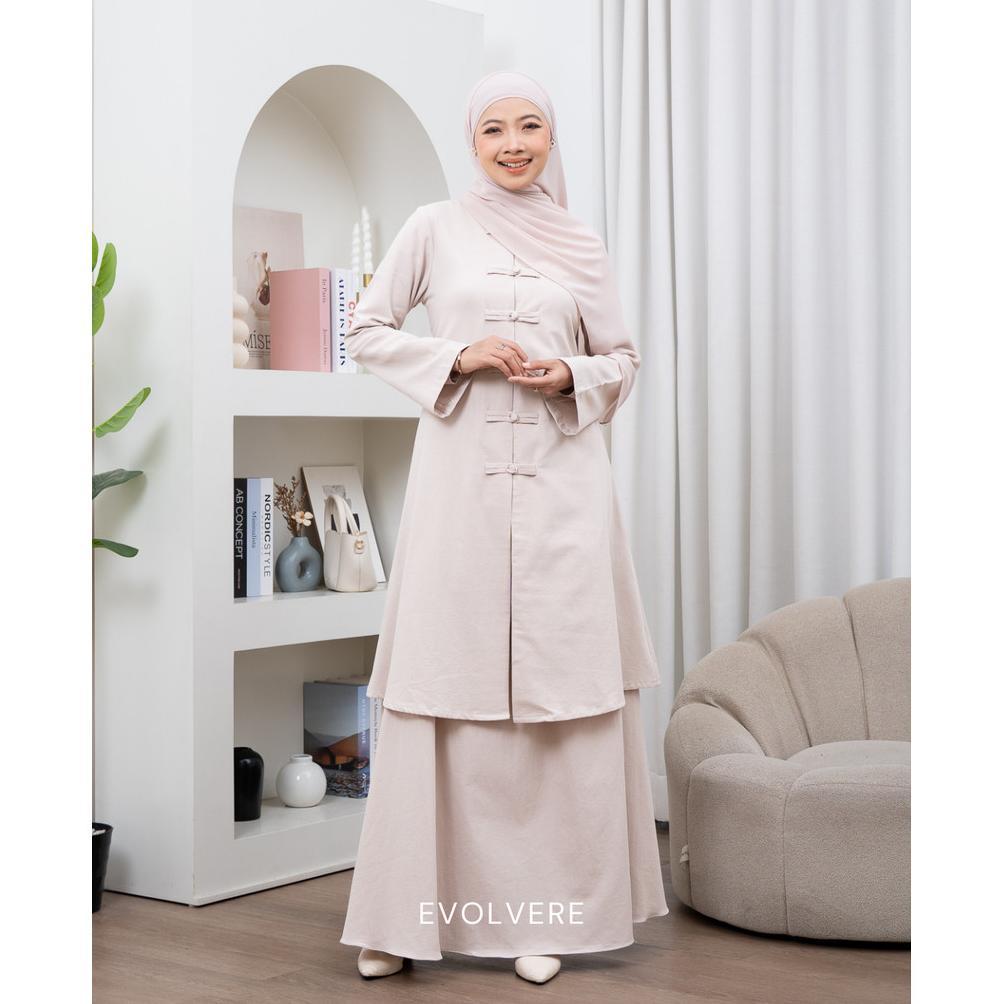 CUCI GUDANG Evolvere - Mey Cheongsam Tunik Lebaran Tunik Wanita ( TUNIK SAJA )