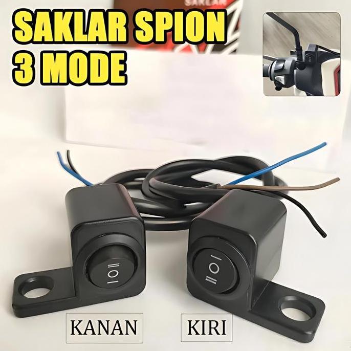 SYLVETI saklar 3 beat deluxe-Saklar Kiri-Kanan Saklar universal motor - Saklar spion - On-Off 3 mode