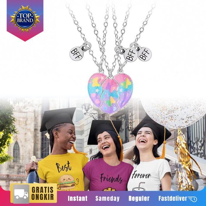 Kalung Bestie 3 Buah Untuk 3 Anak Perempuan Kalung Persahabatan BFF