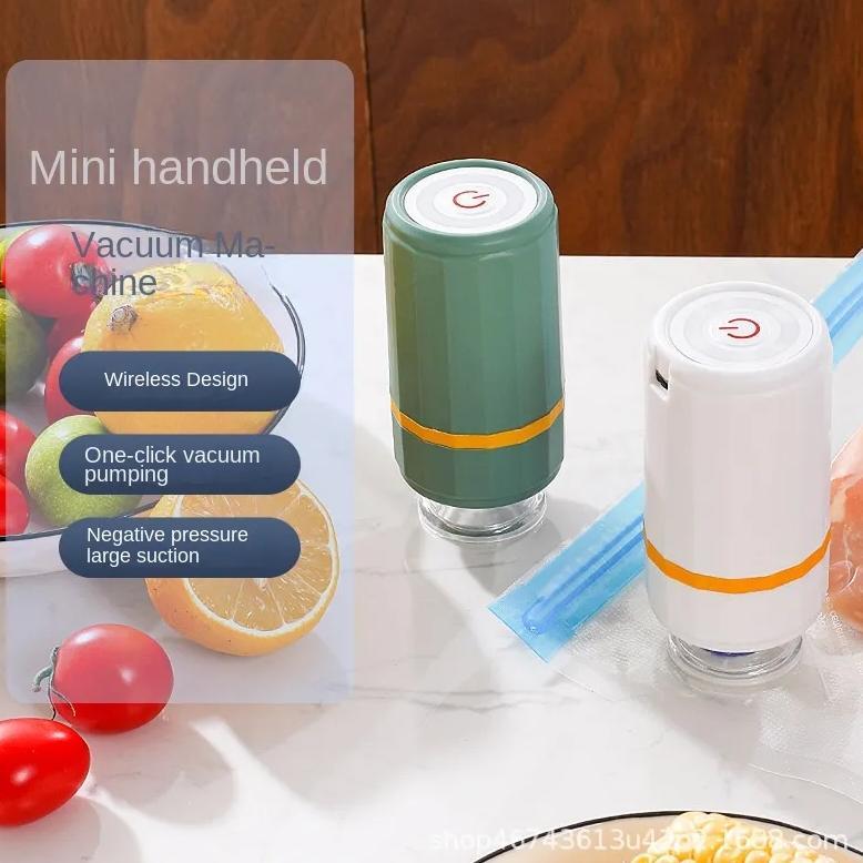 BIG SALE ZKL Mini Machine Vacum Portable / Mesin Vakum Mini Makanan Portable USB Charge