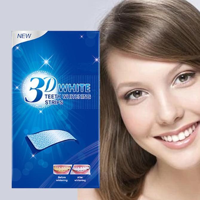 COLOCAS Stiker Pemutih Gigi 7 Hari 28pcs Hygiene Teeth 3D Whiten Tools Teeth Whitening Gigi Strip Al
