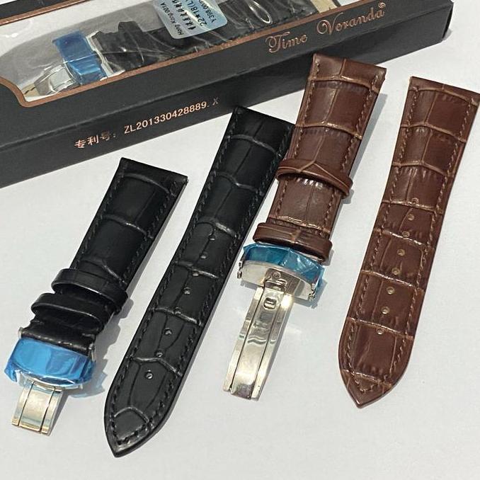 Strap tali jam tangan kulit butterfly time veranda murah