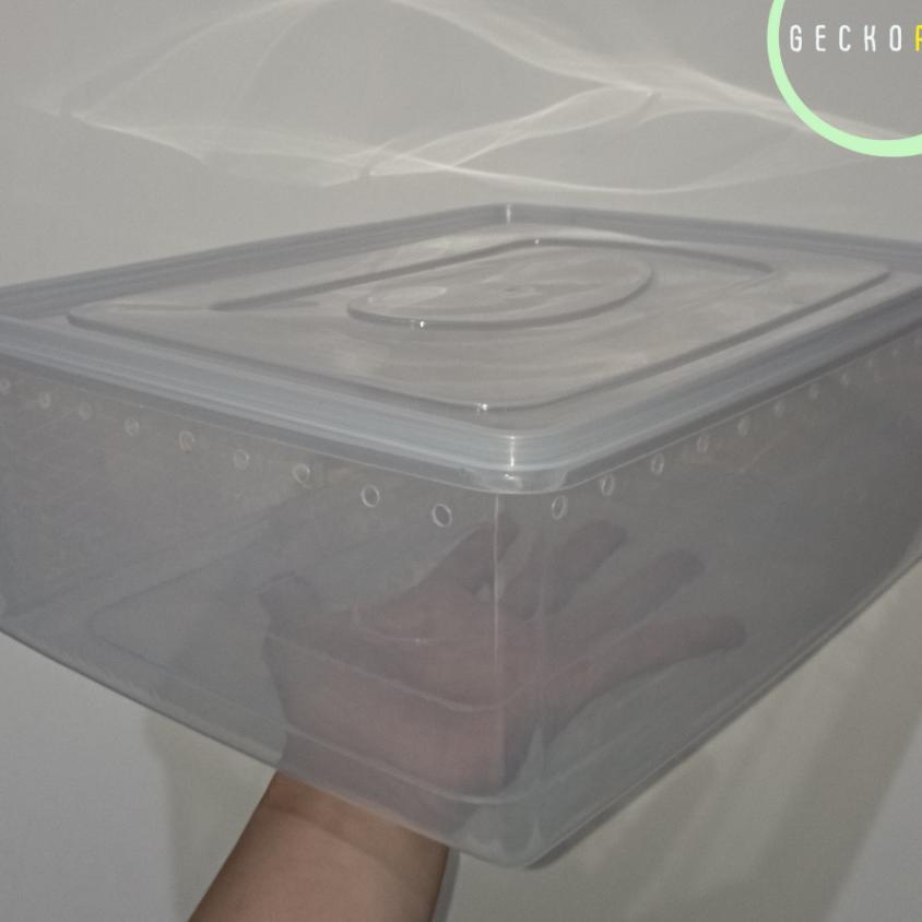 Kandang Reptil Gecko Kura Kura / Kotak Reptil Reptile Box Ukuran Besar Lebar Dan Tinggi