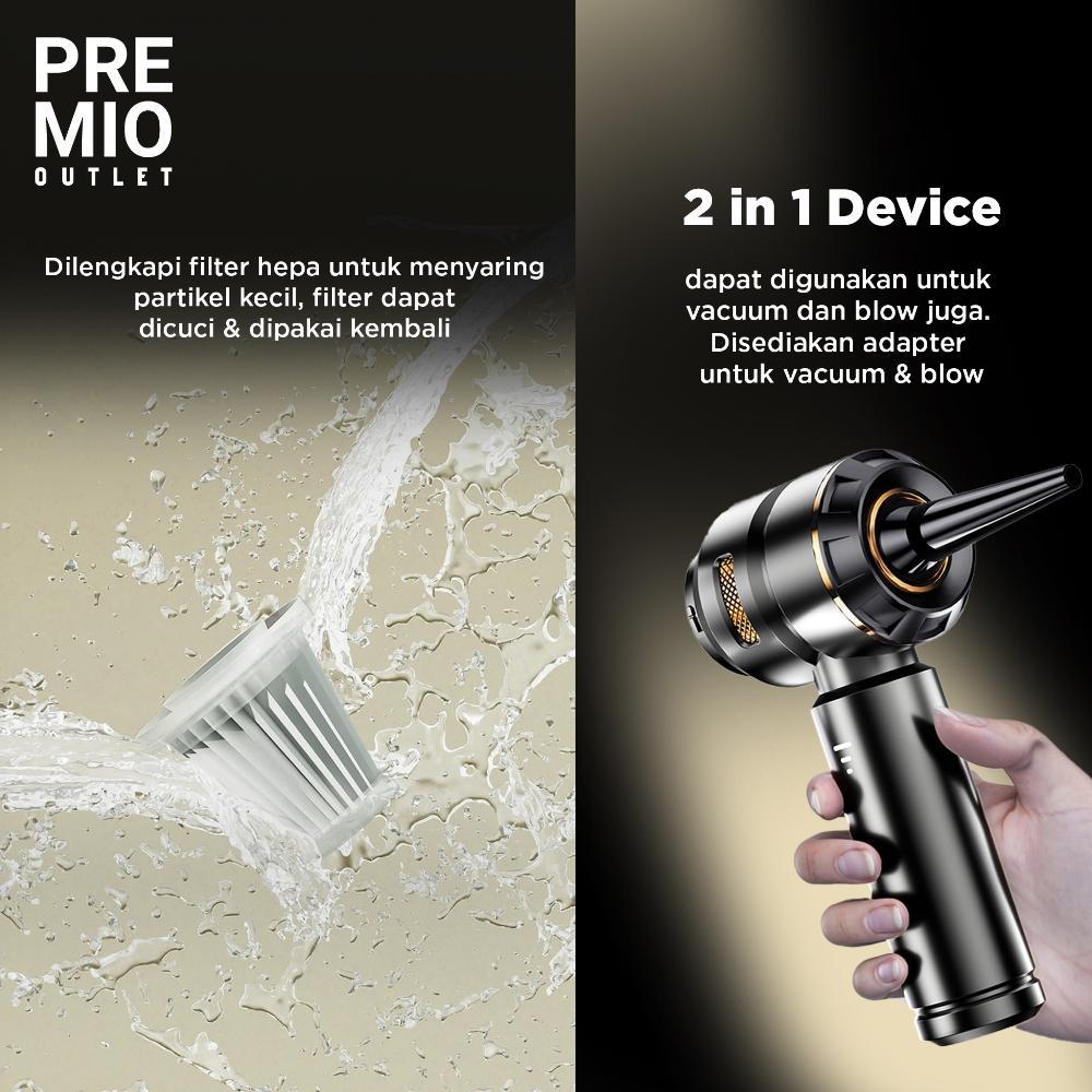 sale PREMIO Vacuum Cleaner Penyedot Debu Mini Portable 2 in 1 Multifungsi