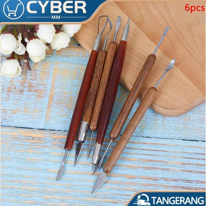 SYLVETI Tools Clay Sculpting / Set Alat Ukir Tembikar Polimer / Alat Ukir Clay