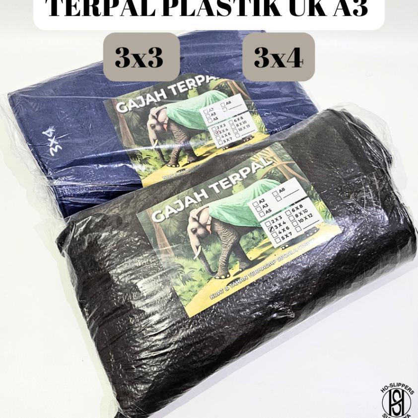 Terpal Plastik A3 Uk 3X3 3X4  / Terpal Plastik / Terpal A3