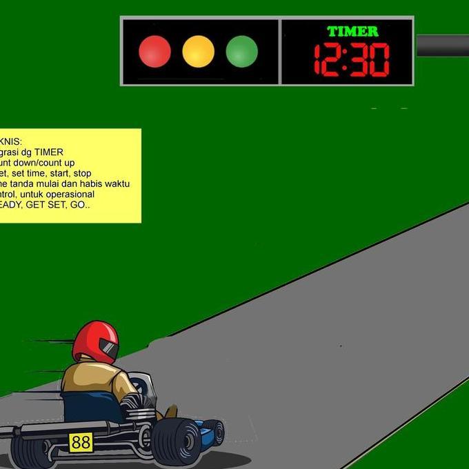 Terlaris Timer Gokart Untuk Balap Mobil Gokart