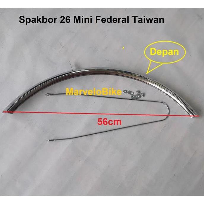 Ready Spakbor Fender sepeda MTB 26 Turing 26 Mini Federal Taiwan