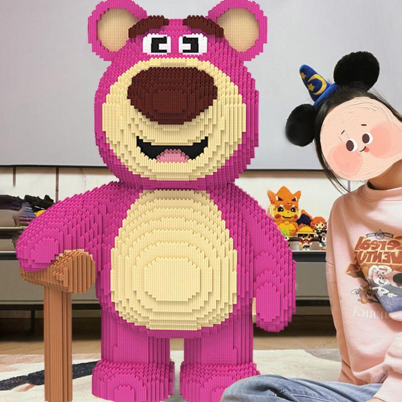 Lotso-11000Pcs Nano Block Violent Bear Series Bricks Education Nano Block / Mainan Nano Balok 3D
