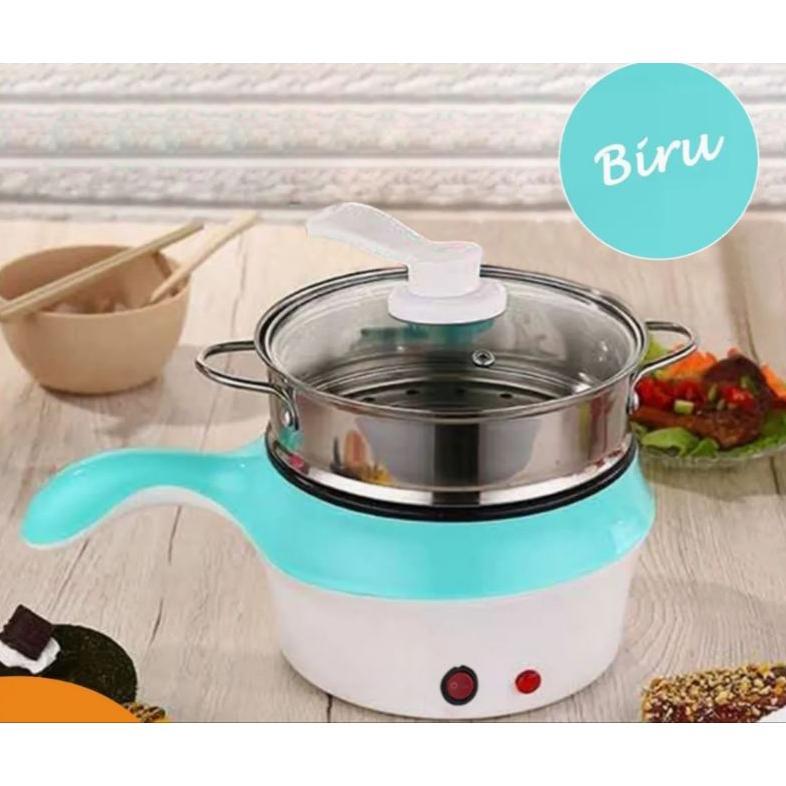 HOT DEALS F77 - Panci Elektrik Panci Listrik Free Kukusan Stainless Kompor Listrik Teko Listrik Bara