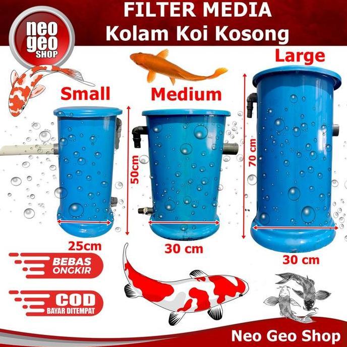 Media Filter TONG KOSONG Tabung Chamber Kolam Ikan External Fiber