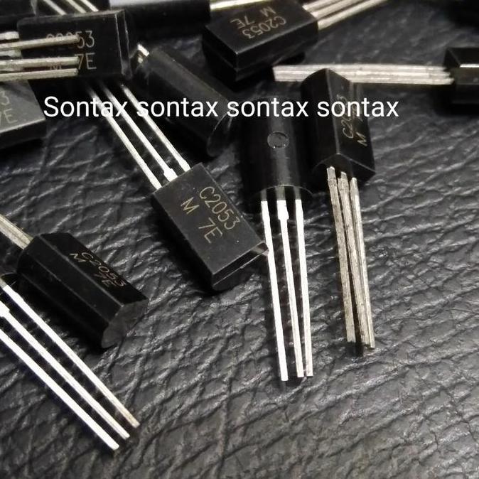 2SC2053 C2053 2SC C 2053 KAKI BUTEK TIDAK MENGKILAP WARNA SILVER PERAK STX27