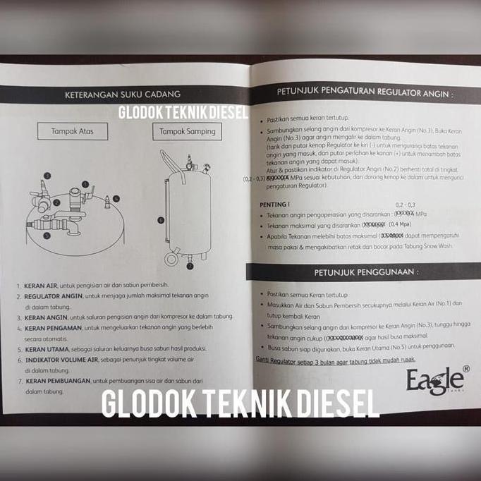 Tabung Salju Snow Wash 20 Liter Cuci Motor Dan Mobil Stainless