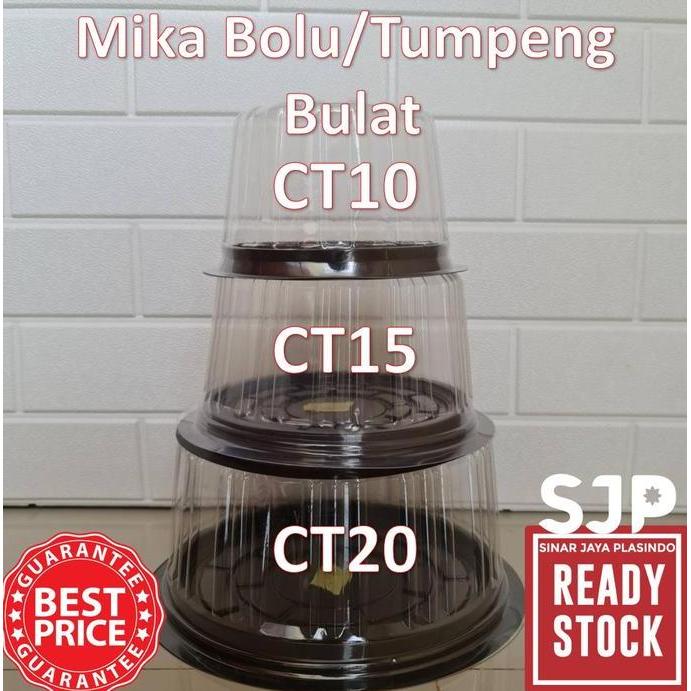 Kriuk- Mika Tumpeng Mini Ct15 / Mika Bolu Bulat / Box Tumpeng /Mika Kue Ct 15