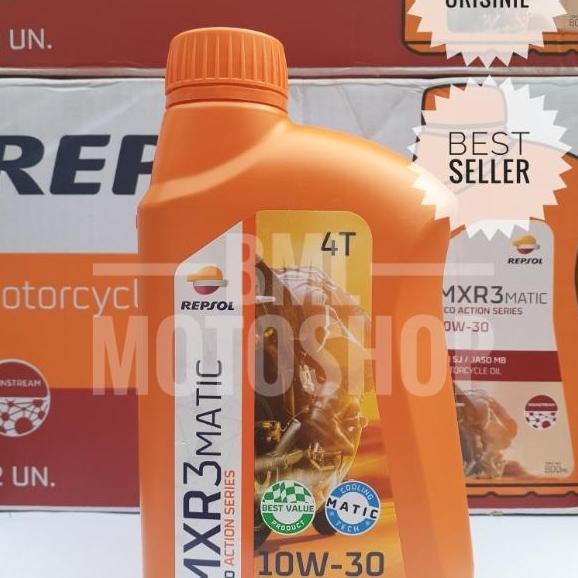 Olictl- Oli Motor Matic Repsol Mrx3 Matic 800Ml 10W-30 Sinil Repsol