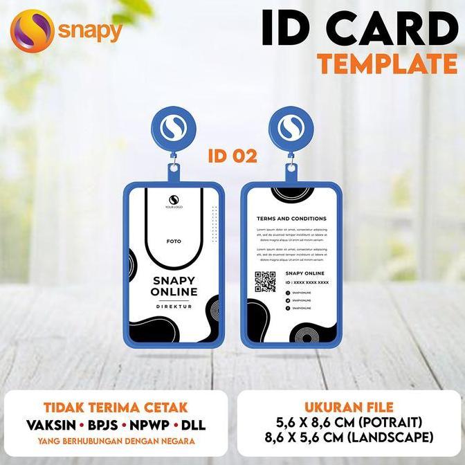 Cetak Id Card Pvc Custom Foto / Id Karyawan