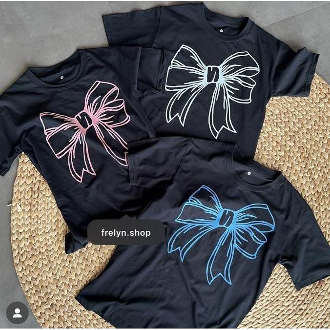 BONBON BLACK - PINK BLUE WHITE l BAJU KAOS TSHIRT TUMBLR TEE HITAM PUTIH THAILAND BKK BANGKOK OVERSI