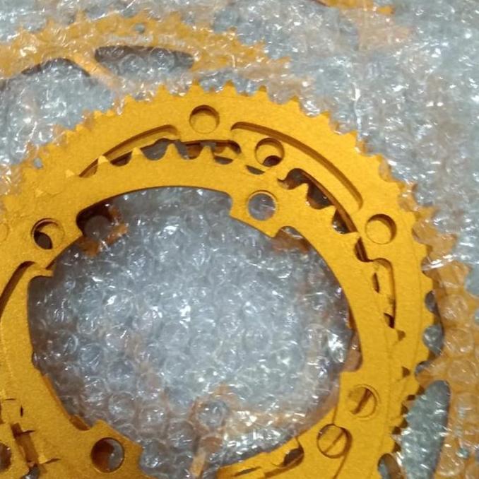 Chainring Double Litepro Ori 53T 39T 53 39 Crankset Dual Speed