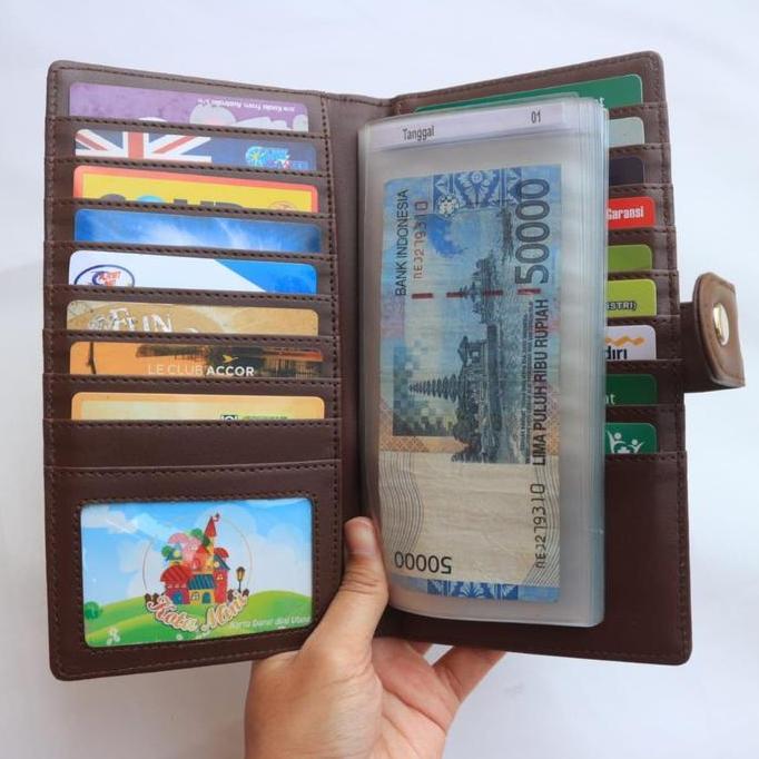 Vol 3 dompet disiplin bulanan Wallet organizer giro hemat kartu receh anggaran bulanan astoria yumep