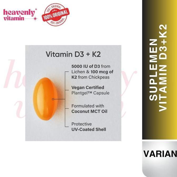 Mns- Sr Vitamin D3 + K2 Sports Research With Coconut Mct Oil Plants Based