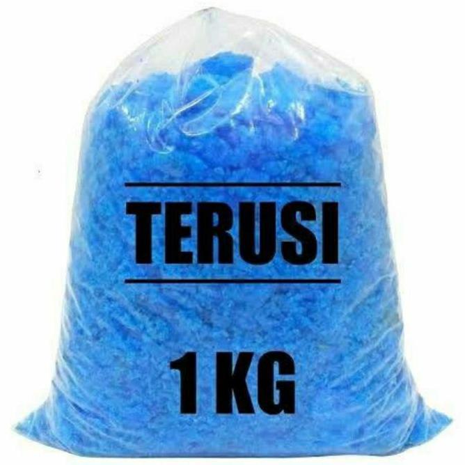 Terusi 1Kg / Terusi Kolam Renang / Terusi Penjernih Air / Copper Sulfat