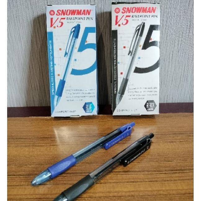 Pulpen Snowman V5 0,7Mm (Per 1 Kotak)