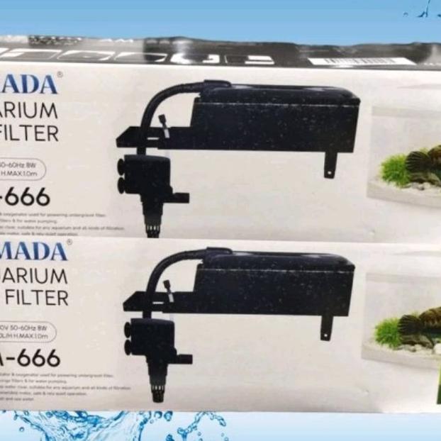 Pompa Aquarium Box Filter Lengkap Top Filter Fullset Mesin Aquarium