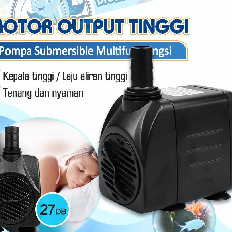 Pompa Air Celup Kolam Aquarium Aquascape  - Mesin Air Terjun Kolam Ikan Koi Arwana 4000L/H