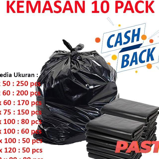 Plastik Sampah Hitam | Kantong Plastik Sampah Hitam | Plastik Sampah 10 Pack