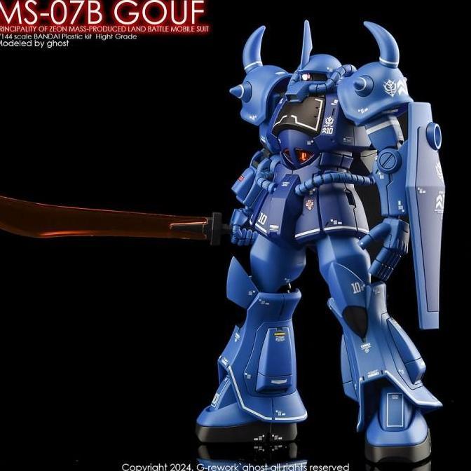 Water Slide Decal HG Gouf Revive Ver by Grework - Original