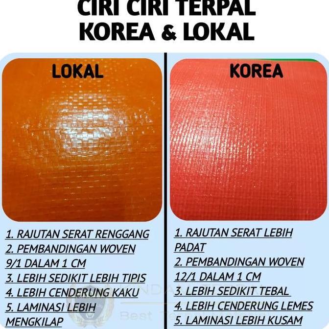 Terpal A12 Korea Super Tebal Ukuran 5x7