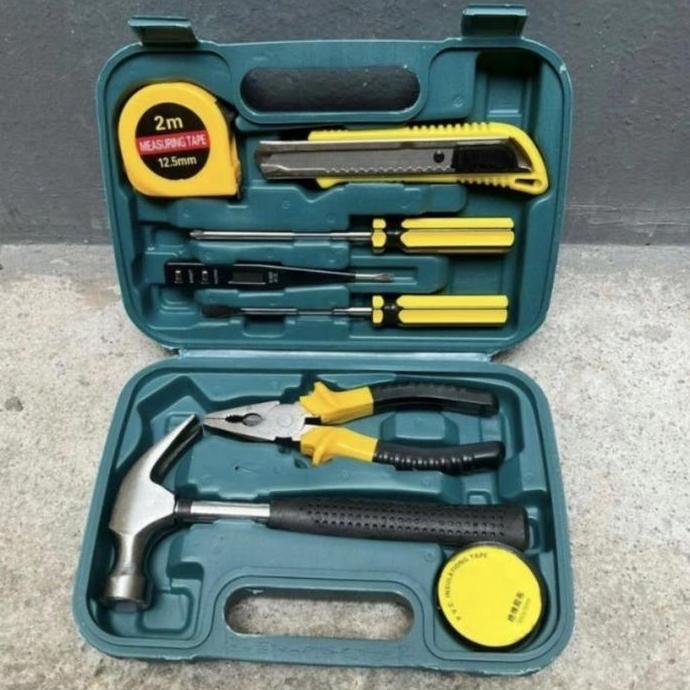 Wipro TS-009 Tool Kit Set 9 pcs Alat tukang set 9pcs TS009