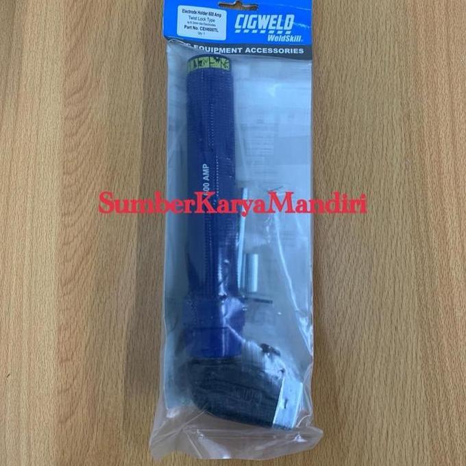 Ready Cigweld Tang Las 600Amp Type Twist Lock CEH600TL( Max 6,3MM )