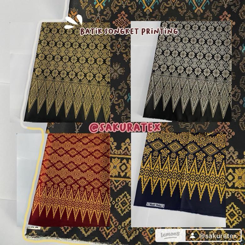 HOT PRODUCT BAHAN BATIK SONGKET METERAN | BAHAN SONGKET | BAHAN BATIK METERAN | KAIN SONGKET