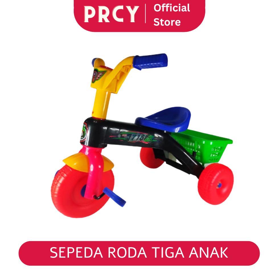 MAINAN SEPEDA ANAK RODA TIGA SEPEDAH RODA 3 PLASTIK MAINAN EDUKASI ANAK LAKI PEREMPUAN TM612 MURAH