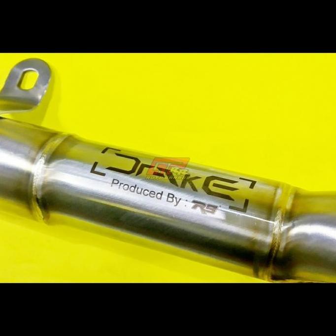 Pipa Header Knalpot Drake R9 Yamaha R15 V3 V4 R15M MT15 XSR 155