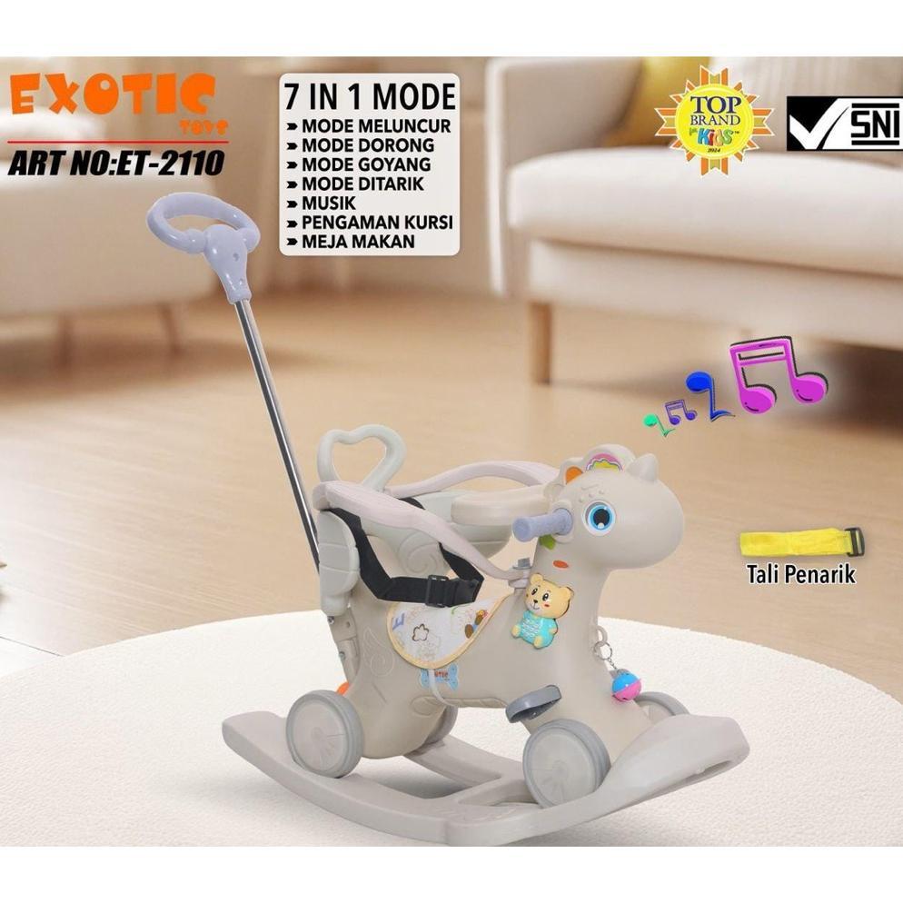 MAINAN ANAK ROCKING HORSE EXOTIC ET2110 ET3114 ET 3114 ET 2108 / ET2108/ ET 2110 M1004  M1006 3IN 1 