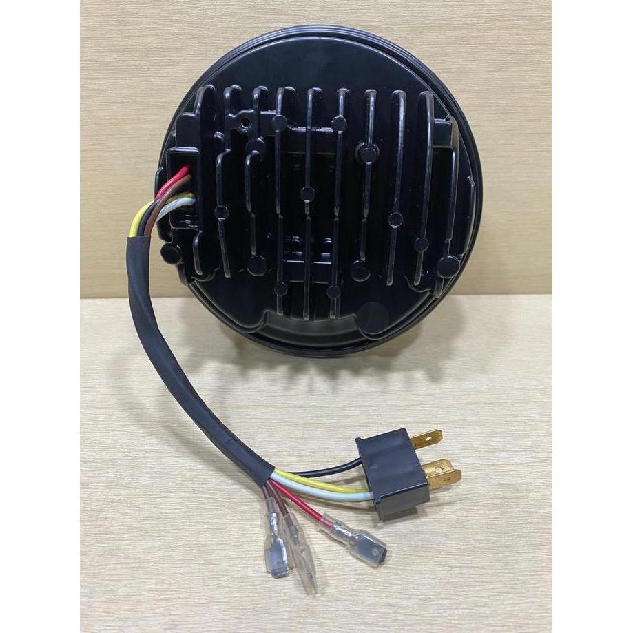 LAMPU DAYMAKER HEADLHT 5.75 INCH HARLEY STRING 5.75 LAMPU SEN BLACK