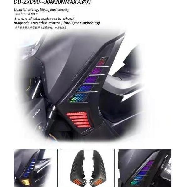 Lampu Sein LED Running + Cover Sein CKS Yamaha Nmax New 2020