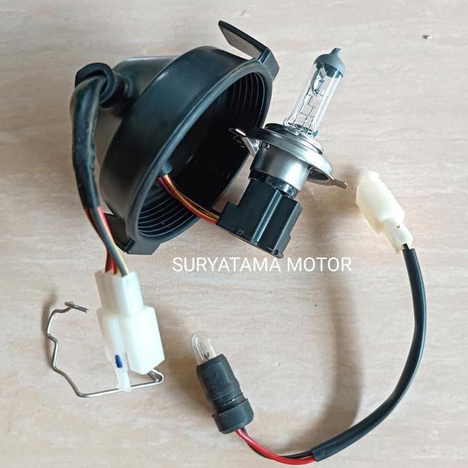 piting lampu depan klx 150 dtracker 150 soket lampu set bohlam