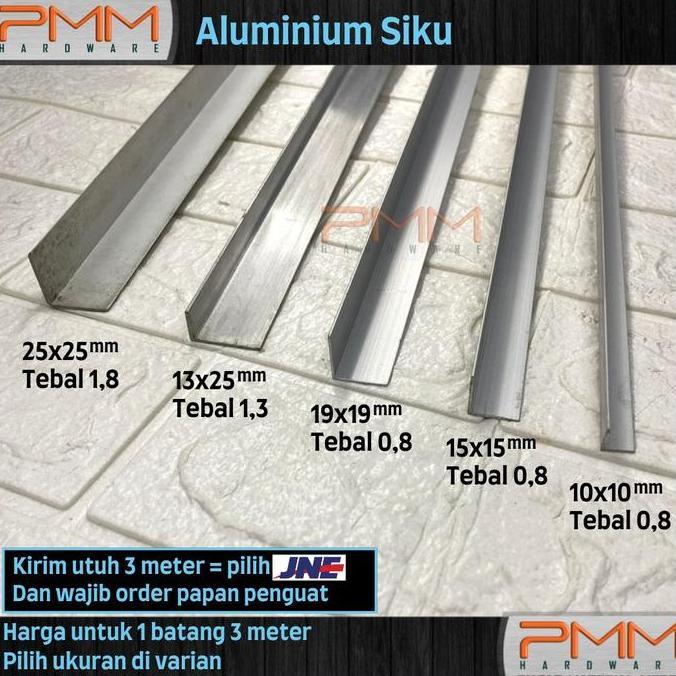 LIS PLAT SIKU L ALUMINIUM