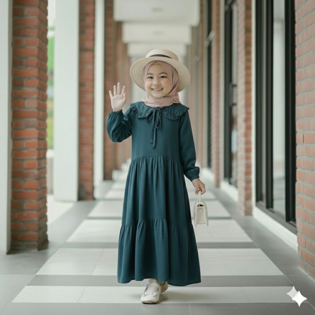 FAVORIT GAMIS ANAK MIDI RAYON PREMIUM 1-12 TAHUN