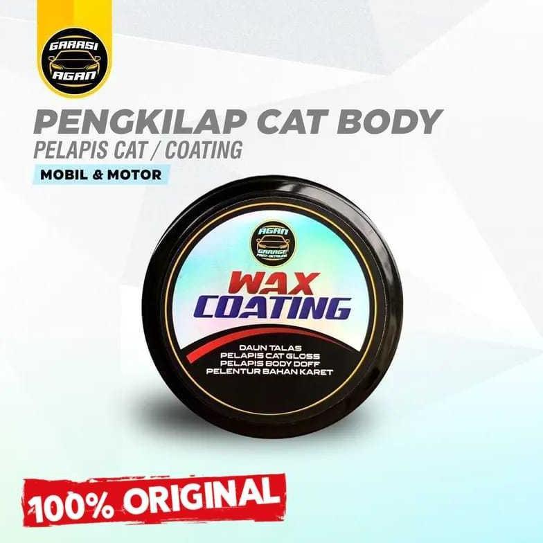 New Product Garasi Agan Jakarta Wax Coating 60Gr Body Mobil / Pengkilap Body Mobil / Pengkilap Body 